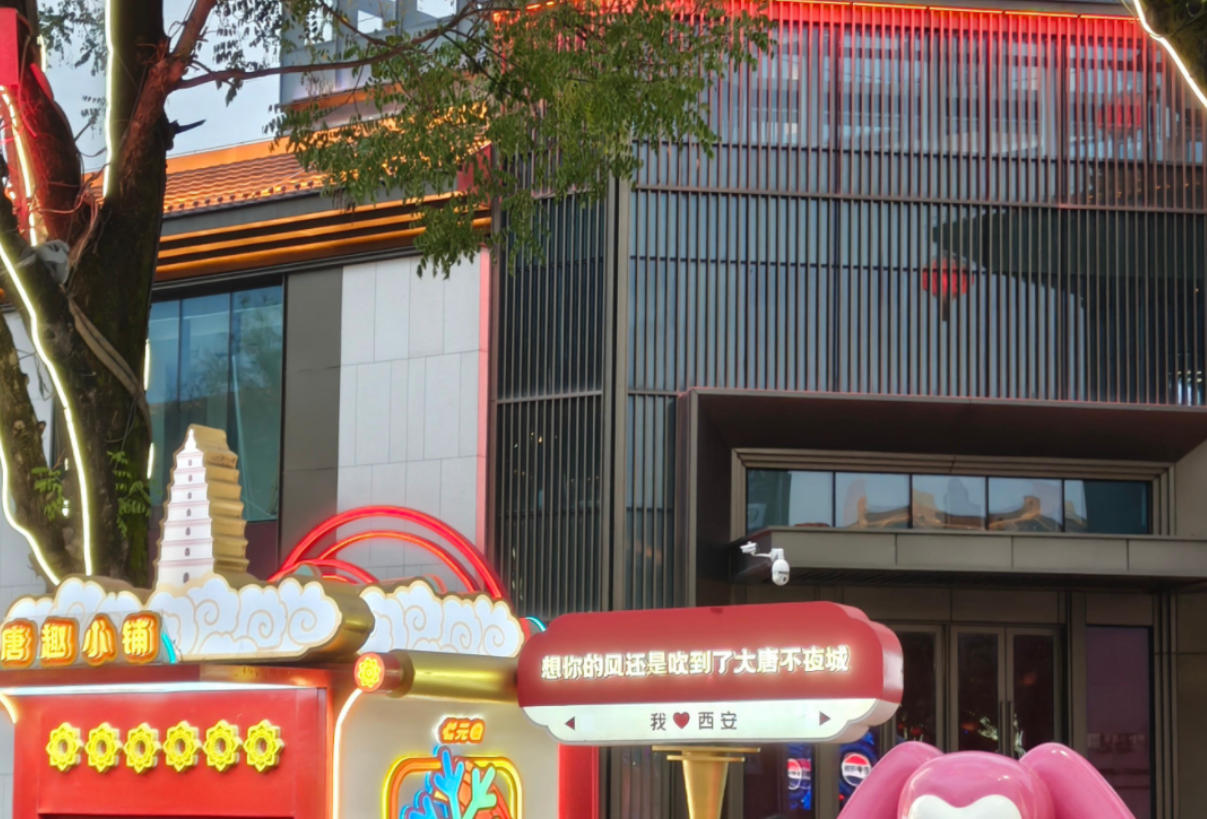 出差之余，去了趟大唐不夜城。